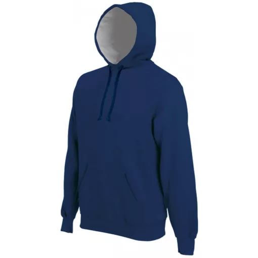 Uniszex kapucnis pulóver Kariban KA443 Hooded Sweatshirt -L, Navy