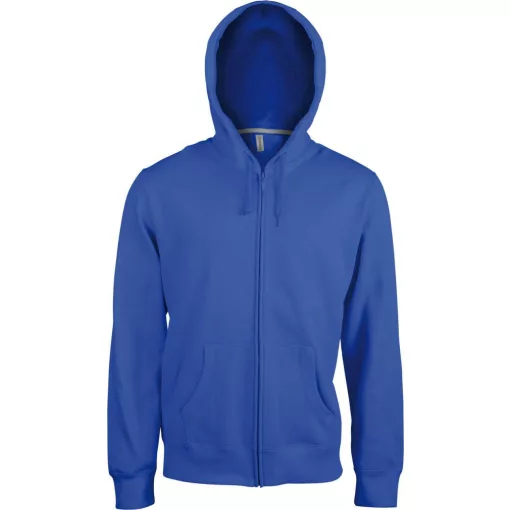 Uniszex kapucnis pulóver Kariban KA454 Men S Full Zip Hooded Sweatshirt -2XL, Light Ro
