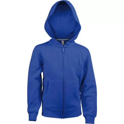 Gyerek kapucnis pulóver Kariban KA455 Kids Full Zip Hooded Sweatshirt -10/12, Light Ro