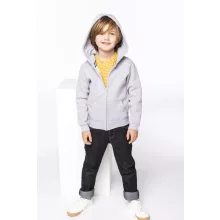 Gyerek kapucnis pulóver Kariban KA455 Kids Full Zip Hooded Sweatshirt -10/12, White