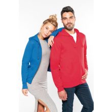 Női kapucnis pulóver Kariban KA464 Ladies Full Zip Hooded Sweatshirt -S, Red