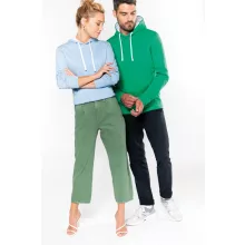 Női kapucnis pulóver Kariban KA465 Ladies’ Contrast Hooded Sweatshirt -S, Navy/Red