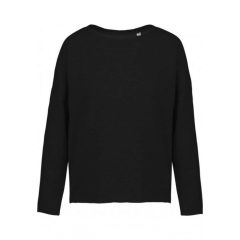 Női pulóver Kariban KA471 Ladies Oversized Sweatshirt -L/XL, Black