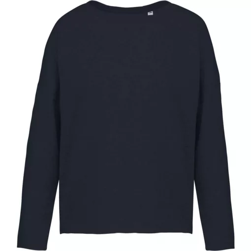 Női pulóver Kariban KA471 Ladies Oversized Sweatshirt -L/XL, Navy