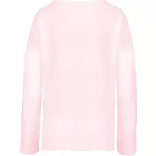 Női pulóver Kariban KA471 Ladies Oversized Sweatshirt -L/XL, Pale Pink