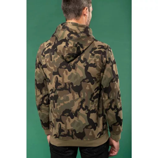 Férfi kapucnis pulóver Kariban KA476 Men’S Hooded Sweatshirt -3XL, Ash Heather