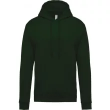 Férfi kapucnis pulóver Kariban KA476 Men’S Hooded Sweatshirt -L, Forest Green