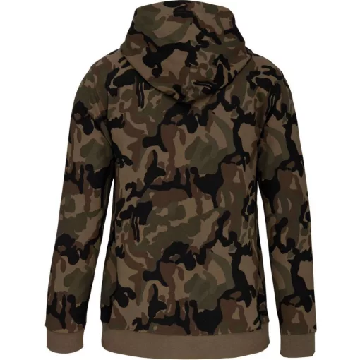 Férfi kapucnis pulóver Kariban KA476 Men’S Hooded Sweatshirt -XS, Olive Terepmintás Camouflage
