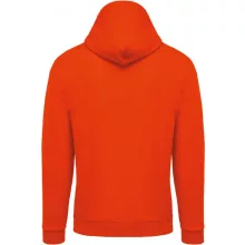Férfi kapucnis pulóver Kariban KA476 Men’S Hooded Sweatshirt -XS, Orange