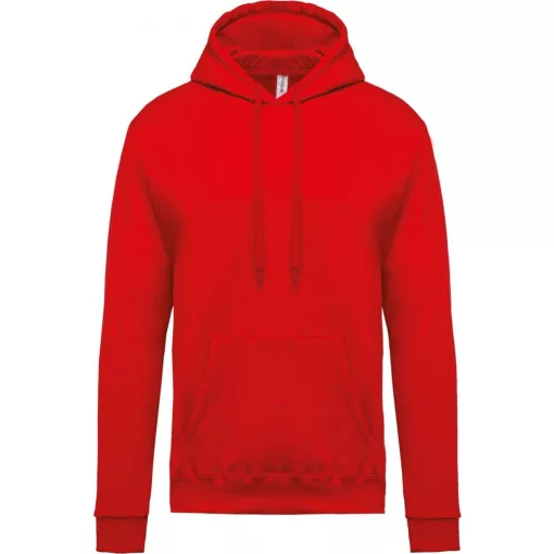 Férfi kapucnis pulóver Kariban KA476 Men’S Hooded Sweatshirt -S, Red