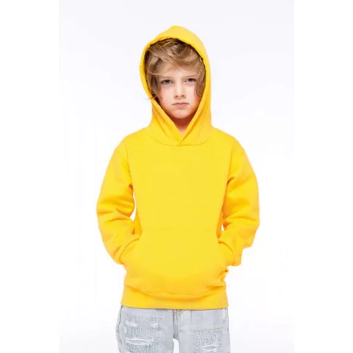 Gyerek kapucnis pulóver Kariban KA477 Kids’ Hooded Sweatshirt -4/6, White