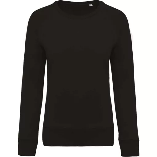 Női pulóver Kariban KA481 Ladies’ Organic Cotton Crew neck Raglan Sleeve Sweatshirt -M