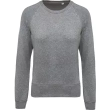 Női pulóver Kariban KA481 Ladies’ Organic Cotton Crew neck Raglan Sleeve Sweatshirt -M