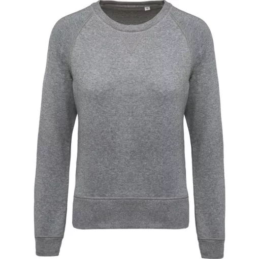 Női pulóver Kariban KA481 Ladies’ Organic Cotton Crew neck Raglan Sleeve Sweatshirt -S