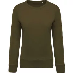 Női pulóver Kariban KA481 Ladies’ Organic Cotton Crew neck Raglan Sleeve Sweatshirt -M