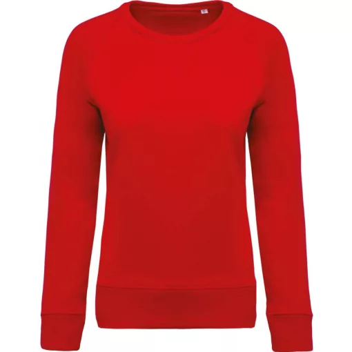 Női pulóver Kariban KA481 Ladies’ Organic Cotton Crew neck Raglan Sleeve Sweatshirt -X
