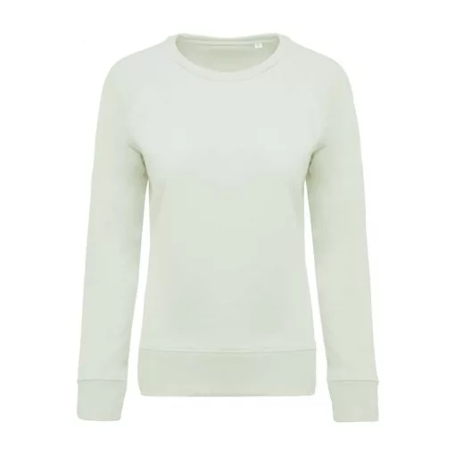 Női pulóver Kariban KA481 Ladies’ Organic Cotton Crew neck Raglan Sleeve Sweatshirt -M