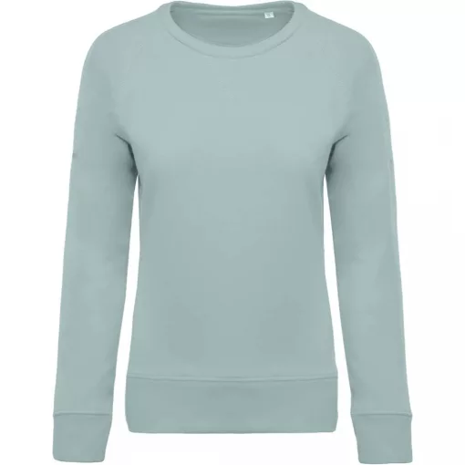 Női pulóver Kariban KA481 Ladies’ Organic Cotton Crew neck Raglan Sleeve Sweatshirt -X