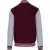   Uniszex pulóver Kariban KA497 Teddy Fleece Jacket -S, Wine/Oxford Grey
