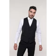 Férfi Kariban KA501 Men S Waistcoat -48, Black