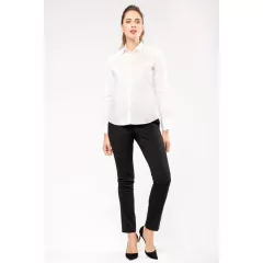   Női blúz Kariban KA506 Ladies’ Long-Sleeved pilot Shirt -2XL, Sky Blue