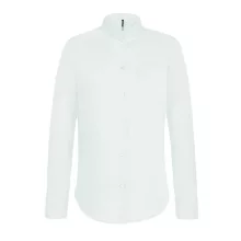 Női blúz Kariban KA514 Ladies Long-Sleeved Mandarin Collar Shirt -2XL, White