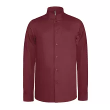 Férfi ing Kariban KA515 Men S Long-Sleeved Mandarin Collar Shirt -XL, Wine