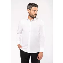 Férfi ing Kariban KA522 Men S Fitted Long-Sleeved non-Iron Shirt -L, Black