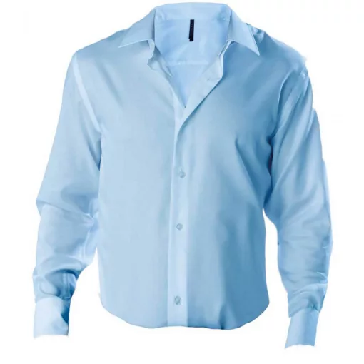 Férfi ing Kariban KA522 Men S Fitted Long-Sleeved non-Iron Shirt -M, Bright Sky