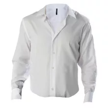 Férfi ing Kariban KA522 Men S Fitted Long-Sleeved non-Iron Shirt -L, White