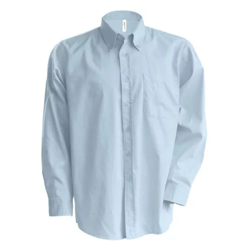Férfi ing Kariban KA533 Men S Long-Sleeved Oxford Shirt -M, Oxford Blue