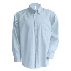 Férfi ing Kariban KA533 Men S Long-Sleeved Oxford Shirt -XL, Oxford Blue