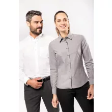 Férfi ing Kariban KA533 Men S Long-Sleeved Oxford Shirt -XL, Oxford Blue
