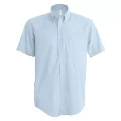 Férfi ing Kariban KA535 Men S Short-Sleeved Oxford Shirt -S, Oxford Blue
