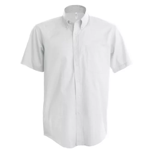 Férfi ing Kariban KA535 Men S Short-Sleeved Oxford Shirt -5XL, White