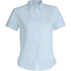 Női blúz Kariban KA536 Ladies Short-Sleeved Oxford Shirt -4XL, Oxford Blue