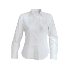 Női blúz Kariban KA538 Ladies Long-Sleeved non-Iron Shirt -3XL, White