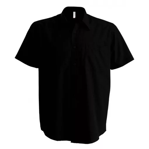Férfi ing Kariban KA539 Men S Short-Sleeved non-Iron Shirt -2XL, Black