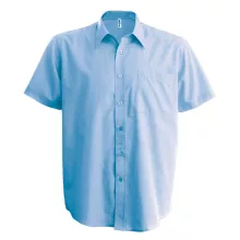 Férfi ing Kariban KA539 Men S Short-Sleeved non-Iron Shirt -S, Bright Sky