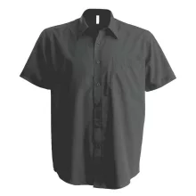 Férfi ing Kariban KA539 Men S Short-Sleeved non-Iron Shirt -XL, Zinc