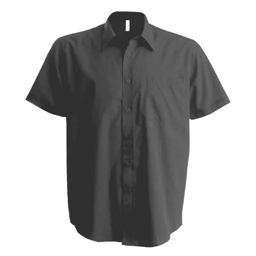 Férfi ing Kariban KA539 Men S Short-Sleeved non-Iron Shirt -XL, Zinc