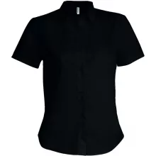 Női blúz Kariban KA540 Ladies Short-Sleeved non-Iron Shirt -2XL, Black