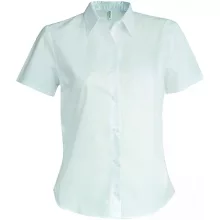 Női blúz Kariban KA540 Ladies Short-Sleeved non-Iron Shirt -4XL, White