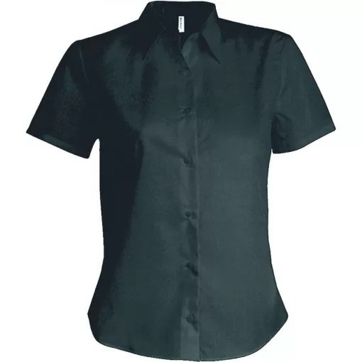 Női blúz Kariban KA540 Ladies Short-Sleeved non-Iron Shirt -L, Zinc