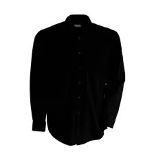 Férfi ing Kariban KA541 Men S Long-Sleeved Cotton poplin Shirt -2XL, Black