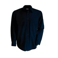 Férfi ing Kariban KA541 Men S Long-Sleeved Cotton poplin Shirt -2XL, Navy