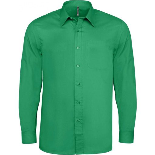 Férfi ing Kariban KA545 Jofrey > Long-Sleeved Shirt -6XL, Kelly Green