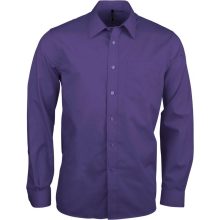 Férfi ing Kariban KA545 Jofrey > Long-Sleeved Shirt -M, Purple