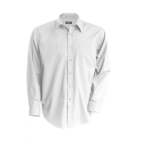 Férfi ing Kariban KA545 Jofrey > Long-Sleeved Shirt -M, White