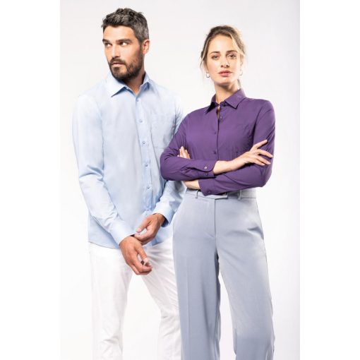 Férfi ing Kariban KA545 Jofrey > Long-Sleeved Shirt -M, White